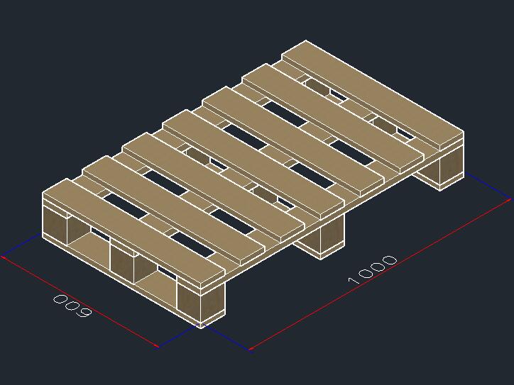 中標木制半托盤